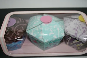 3 Paar Cup Cake Höschen von Affinitas Damen Tanga Unterhosen Einheitsgröße Neu im Karton - Bild 1 von 11