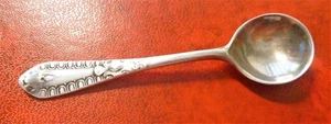 FABULOUS ANTIQUE ESTATE HALLMARKED STERLING SILVER SALT SPOON SHEFFIELD 1900  - Bild 1 von 4