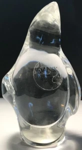 LAST ONE Dansk Danish CRYSTAL EMPEROR PENGUIN Figurine RARE Paperweight FREESHIP - Picture 1 of 1