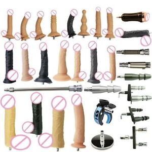 27 Types Noiseless Sex Machine Attachment VAC-U-Lock Dildos Suction Cup Sex Toys