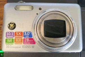 GE E1055W 10.1 Megapixel Digital Camera With Battery But No Charger Spare&repair - Picture 1 of 10