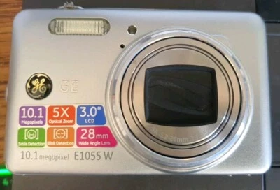 GE E1055W 10.1 Megapixel Digital Camera With Battery But No Charger Spare&repair - Image 1 of 4