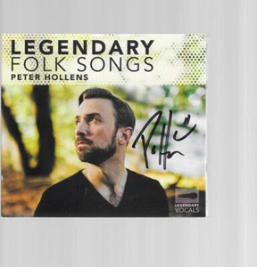 PETER HOLLENS ~ LEGENDARY FOLK SONGS ~ CD 2018 AUTOGRAPHED - Picture 1 of 2