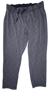 EUC🍓LULULEMON🍓SIZE 12🍓DANCE STUDIO MID RISE PANT🍓DARK GRAY🍓ELASTIC WAIST - Picture 1 of 16