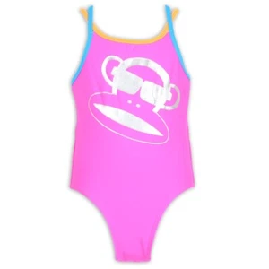 Paul Frank ☆ Girls' Julius Criss-Cross One-Piece Swimsuit ☆ Sizes 2T-6x - Picture 1 of 14