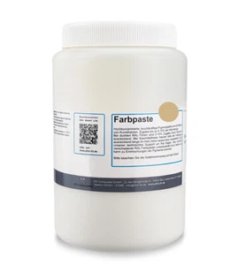 1kg Farbpaste beige Farbpigment Harz Einfärben Farbe Gießharz Konzentrat - Bild 1 von 2