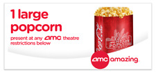 ðŸŽ¥ Amc Theatres ðŸ�¿1 Large Popcorn Guaranteed Same Day Delivery Digital Vouchers