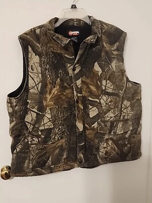 Outfitters Ridge Camouflage Hunting Vest Camo Realtree Hardwoods XL Outdoors - Image 1 of 4