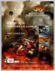 Jak X Combat Racing Playstation 2 PS2 Spiel Promo 2006 ganzseitige Druckanzeige