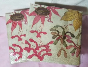Caspari - Glorious Maple Platinum 20pk, Set of 2 - Imagen 1 de 3