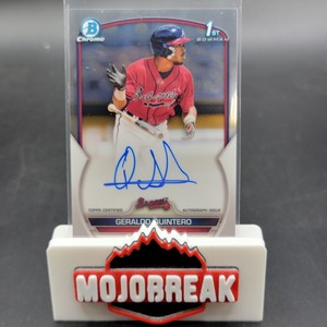 Geraldo Quintero 1st Bowman Auto 2023 Bowman Chrome GQ#2