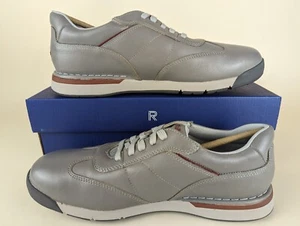 Rockport 7200 Plus Walking Sneakers Mens 8.5 M Gray Leather Lace Up Shoes NWB - Picture 1 of 14