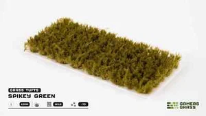 Gamers Grass Wild Spikey Green 12mm Tufts For Wargaming Bases 70 Per Pack GGK-DG - Picture 1 of 5