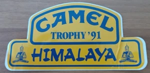 ANNI '90 ADESIVO CON VELINA - CAMEL TROPHY '91 HIMALAYA - 17X10 CM - Bild 1 von 4
