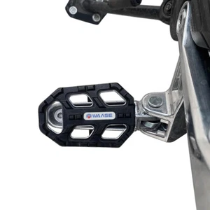 Black Footrests Foot Pegs Enlarge Pedals Extension For HONDA NC700S/X NC750S/X - Picture 1 of 10