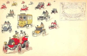 Postale Italiana Early Modes of Transportation Postcard - Picture 1 of 1