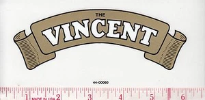 "The Vincent" Decal , Made in England, Peel & Stick Decal, 6.5" x 3", F/SH - Picture 1 of 3
