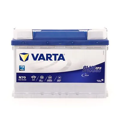 VARTA 570500076D842 BLUE Dynamic Batterie 12V 70Ah 760A EN Für VW GOLF VI (5K1) • 137€