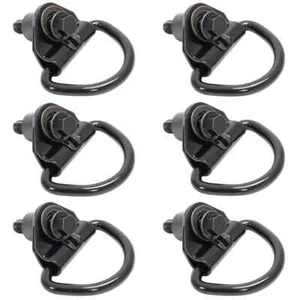 Steel Cargo D-Hooks 3 Pair/Set of 6 For Ford Transit 150 250 350 Van 15-23 - Picture 1 of 21