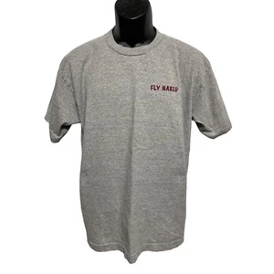 Vintage Alore T Shirt Avoid Airport Security Fly Naked Travel USA Size Large - Picture 1 of 7