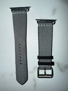 Apple Watch Hermès - 46mmNoir/Écru Toile H Single Tour - Zdjęcie 1 z 5