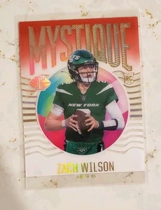 2021 Illusions Mystique Zach Wilson New York Jets Refractor RC SP 5/149 - Picture 1 of 3