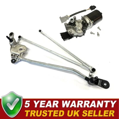 Front Windscreen Wiper Linkage + Motor For Dacia Sandero and Stepway 2013-2023 - Image 1 of 4