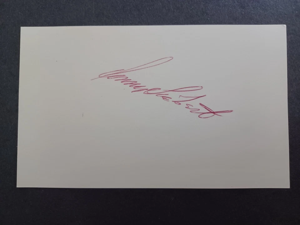 Tarjeta índice firmada por Sonny Siebert - Indios, Medias Rojas, Cardenales, Rangers, Padres-B Foto 1 de 1