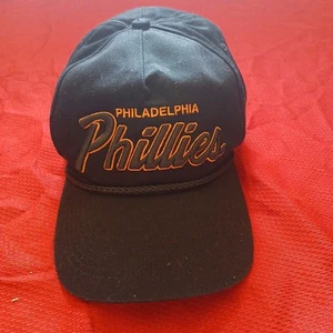 Mütze Kappe Marke 47 Philadelphia Phillies schwarz verstellbar orange Flieger - Bild 1 von 8