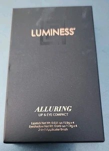 Luminess Alluring Lip and Eye Compact With Eyeshadow and Lipstick New In Box - Picture 1 of 3