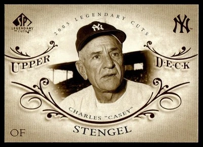 2005 SP Legendary Cuts Casey Stengel New York Yankees #12 - Image 1 of 2