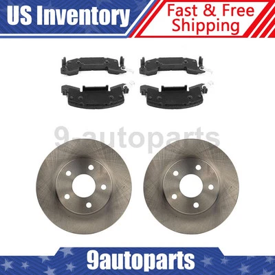 Pastillas de freno delanteras rotores de freno de disco para 1987 1988 1989 - 1991 Chevrolet Beretta Foto 1 de 4