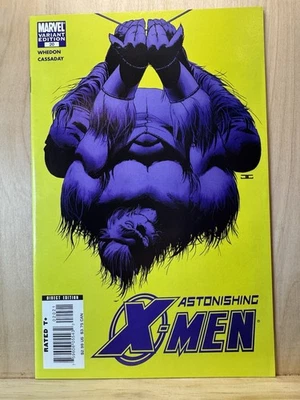 ASTONISHING X-MEN #20b Beast Variant [2007] NM- 9.0 Joss Whedon, John Cassaday - Image 1 of 3