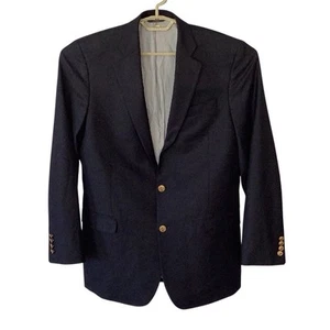 Abrigo deportivo Brooks Brothers Explorer Fitzgerald Fit para hombre 41L azul marino - Imagen 1 de 8