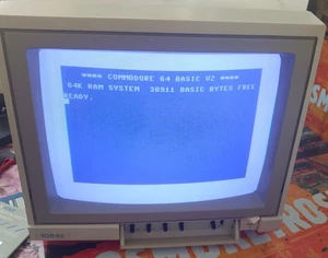 Commodore kolorowy monitor 1084S-P VDE (64 / 128/ Amiga) + kabel zasilający works 8-bit 16- - Zdjęcie 1 z 6