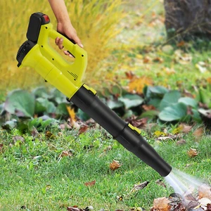 450W Cordless Leaf Blower Handheld Leaf Blower Leaf Blower W/1 Lithium Battery - Picture 1 of 14