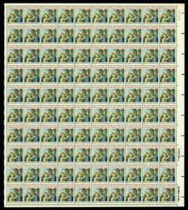 Scott #1939 20c Christmas Madonna & Child Stamp Sheet of 100 *see shipping info - Picture 1 of 2