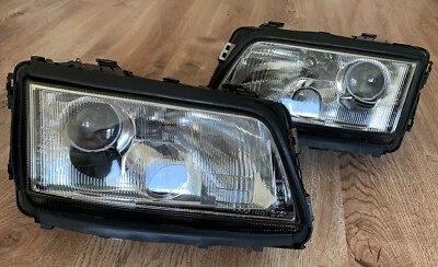 AUDI A8 D2 QUATTRO HEAD LIGHT HEAD LAMP HALOGEN ORIGINAL BOSCH SET - Image 1 of 4