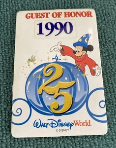 Walt Disney World Florida 25. Jahrestag 1990 Ehrengastabzeichen - Bild 1 von 3