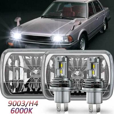 Faros LED PUNTO 7x6" pulgadas haz alto/bajo DRL aptos para Honda Civic 1982-1985/Accord 2x Foto 1 de 4