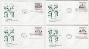TurtlesTradingPost- American Architecture -1979 FDC #1779-82 Artmaster Set of 4 - Picture 1 of 3