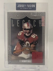 2021 Jersey Fusion Jerry Rice Game Used Swatch Patch 1991 LEGACY 49ers - Picture 1 of 3
