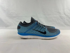 Nike Free 4 Flyknit 631053-014 Blau Laufschuhe Turnschuhe Größe 13 - Bild 1 von 8