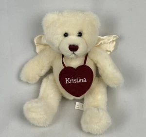 My Very Own Angel Plush Bear W/ Felt Heart Kristina Ganz - Picture 1 of 4