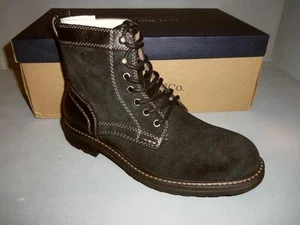 Bass Men's Reddington Suede Leather Black Boots SIZES! NIB NEW - Picture 1 of 2