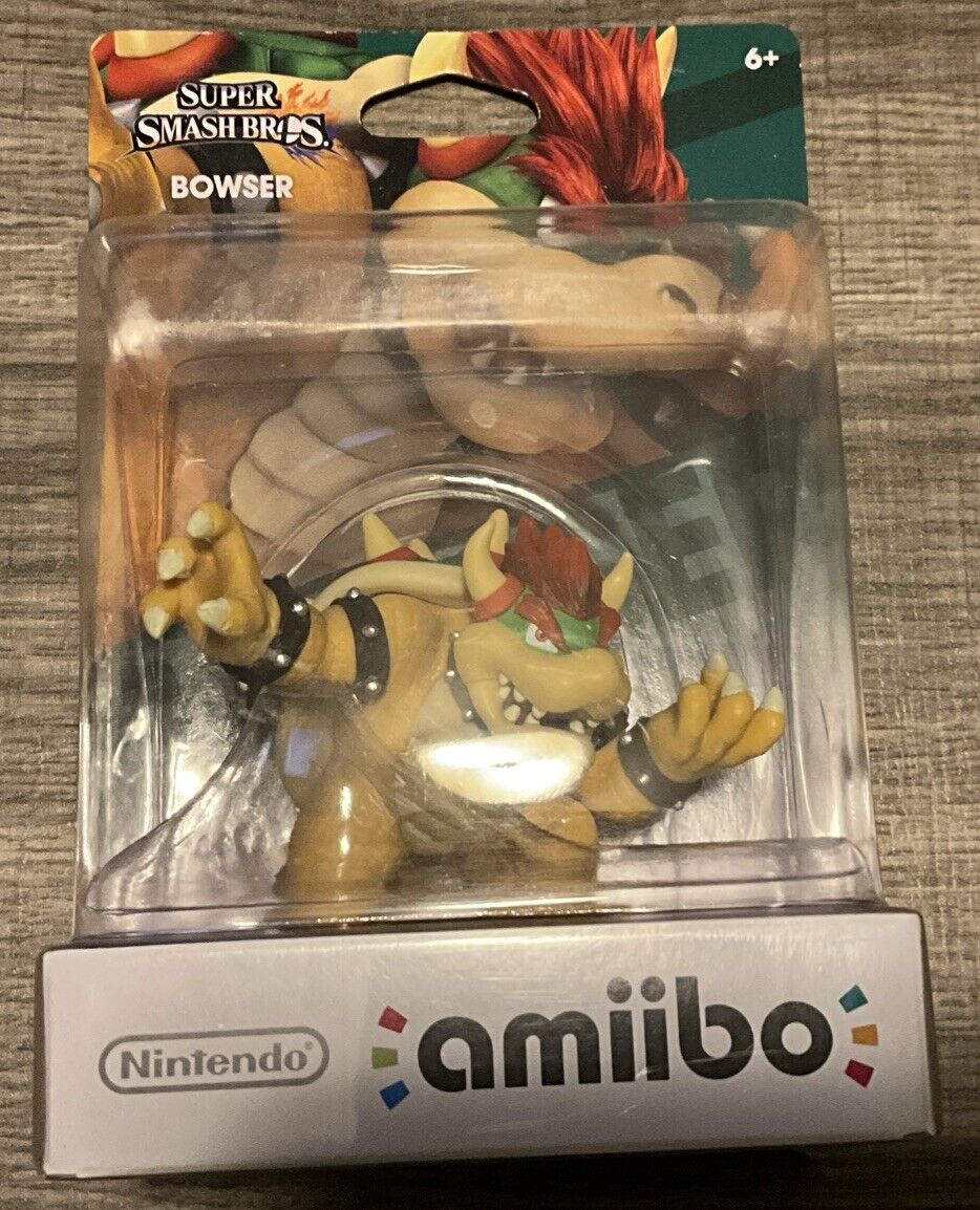 BOWSER Amiibo Super Smash Bros (SEALED) Nintendo Figure new