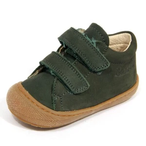 H3756 sneaker bimbo boy NATURINO COCOON kids nabuk shoes green - Picture 1 of 4