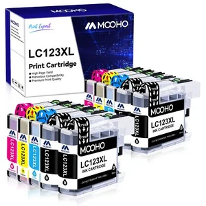 PATRONEN kompatibel für BROTHER LC121 LC123 LC-125 XL MFC J470DW J4410DW J4510. - Bild 1 von 12