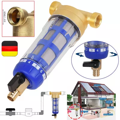 Wasserfilter Rückspülfilter Vorfilter Hauswasserstation Entkalken Wasserreiniger - Bild 1 von 4