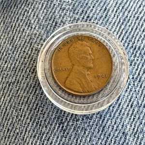 1941 Lincoln Wheat Penny-No Mint Mark- L on Rim - Picture 1 of 4